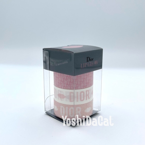 🆕 2X HOST PICK 💕 Dior Lip Glow Masking Tape Set, New in Box Washi Paper Tape - Picture 4 of 5